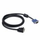 People+content cable. DVI male to VGA male, with 3.5mm audio m-m, 7.62m(25")