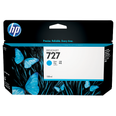 HP 727 130-ml Cyan Designjet Ink Cartridge
